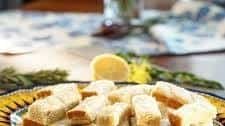 Rosemary-Lemon Shortbread Cookies