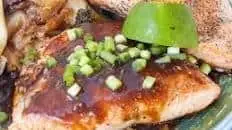 Salmon in Oyster Sauce