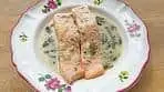 Salmon with sorrel - Traditional French recipe, easy and quick ...