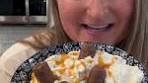 Samantha Mullino | Twix Dip Recipe 😋 It only takes 3 ...