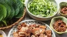 Samgyeopsal Gui (Korean Grilled Pork Belly) 삼겹살