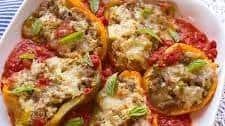 Sausage And Rice Stuffed Peppers