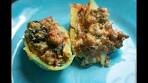 Sausage and Spinach Stuffed shells