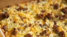 Sausage Hash Brown Breakfast Casserole