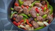 Sausage Peppers and Onion Skillet