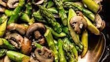 Sauteed Asparagus and Mushrooms Recipe