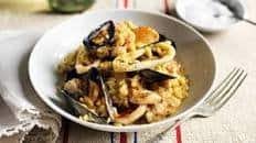 Seafood risotto