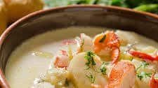 Seeafood Chowder (soupe de poisson irlandaise)