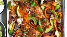 Sheet Pan Fish Tacos