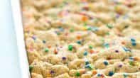 Sheet Pan Funfetti Cookie Bars Recipe