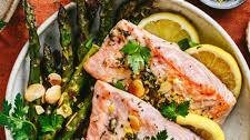 Sheet Pan Lemon-Herb Salmon with Asparagus