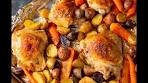 Sheet Pan Ranch Chicken with Potatoes and Carrots