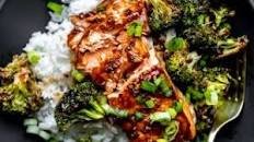 Sheet Pan Teriyaki Salmon & Broccoli