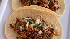 Shot-and-a-Beer Shredded Chicken Tacos