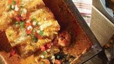 Shrimp Enchiladas with Chipotle Sauce