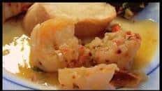 Shrimp or Scallops in Garlic Butter