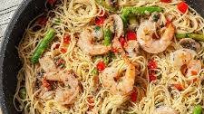 Shrimp Pasta Primavera