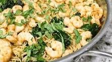 Shrimp Pasta with Lemon and Basil