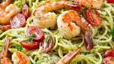 Shrimp Pesto Pasta