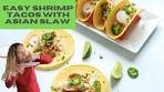 SHRIMP TACOS WITH SLAW | EASY 30 MINUTE MEAL