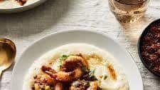 Shrimp with Coconut Milk Grits & XO Sauce