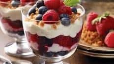 Silken Tofu and Berry Parfait Cups