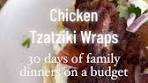 Simple and Flavorful Chicken Tzatziki Wraps Recipe