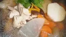 Simple Chicken Ozoni (Mochi Soup) (Kanto Style)