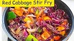 Simple Red Cabbage Stir Fry Recipe. Red Cabbage ...