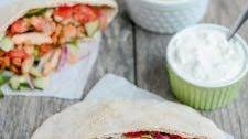Simple Spicy Chicken Pitas