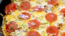 Skillet Cornbread Pizza