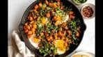 Skillet Sweet Potato Kale Hash