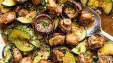 Skillet Zucchini and Mushrooms