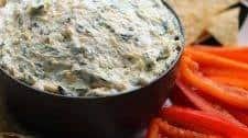 [Skinny] Spinach Dip with Greek Yogurt