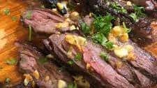 Skirt Steak with Garlic Butter