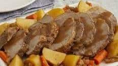 Slow Cooker Eye of Round Roast With Vegetables