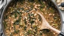 Slow Simmered Black Eye Peas and Greens