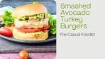 Smashed Avocado Turkey Burgers - Easy, Healthy and ...