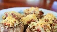 Smoked Gouda and Bacon Stuffed Mushrooms