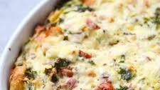 Smoked Salmon Breakfast Casserole