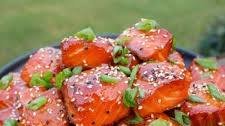 Smoked Salmon Burnt Ends