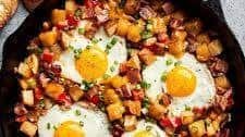 Smoky Bacon Cheddar Breakfast Hash