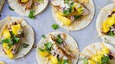 Smoky Grilled Chicken Tacos with Pineapple