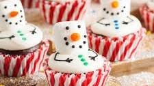 Snowman Cupcakes