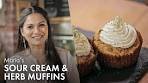 Sour Cream & Herb Muffins | Cafe Maria | S3 Ep6