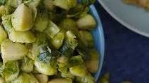 Sous Vide Schmaltzy Brussels Sprouts