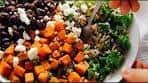 Southwestern Kale Power Salad with Sweet Potato, Quinoa & ...