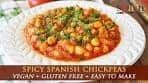 Spanish Chickpeas with Spicy Paprika Tomato Sauce