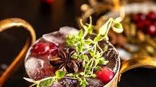 Spiced Cranberry Thyme Moscow Mule