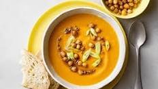 Spiced sweet potato soup